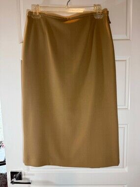 Preston & York Brown Midi Skirt - Classic Fit, size 8